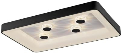 Deckenleuchte LED dimmbar mit Fernbedienung Lichteffekt 90x60cm
