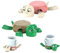 WANSHI 3D-Gedruckter SchildkröTen-Untersetzer Mit Wackelgesicht，GeträNke & Tassen & Glas Untersetzer.Lustiges Geschenk FüR Tierfreunde & Sammler (rosa+grün)