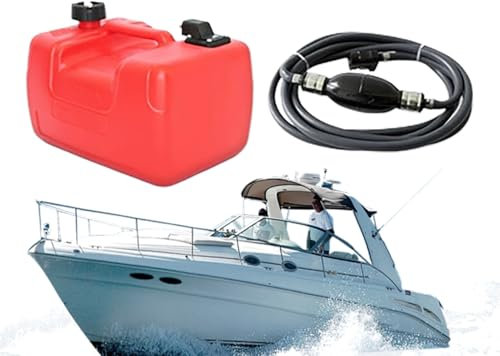 Boat Tank, Sea Container - Portable Tank for Ship, Outboard Engine Boat Raw Can, 3 Gallon Kayak Oil Transport Container for Ship, Ship Use