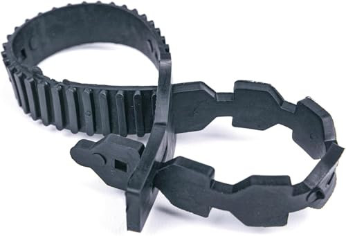 Super Soft Tree Ties - Soft Rubber Tree Ties Heavy Duty Providing Adjustable Support for Trees, Shrubs, and Climbing Plants - Durable and Reusable Plant Supports for Outdoor Plants (50cm, Pack of 5)