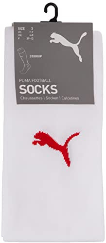 PUMA Herren Stutzen, Puma White-Puma Red, 3