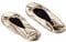 ASVP Shop Women's Foldable Portable Pumps Flats Ballet Shoes with Carrier Pouch Bag Perfect for Weddings and Parties Champagne