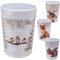 Geschirr Motivwahl & Artikelwahl__ Trinkbecher/Zahnputzbecher/Malbecher - Tiere im Schnee - Weihnachtsmotiv - Weihnachten - Becher - 350 ml - Melamin K..