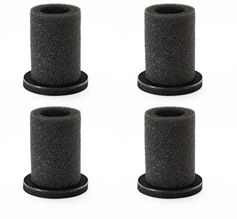 Bagotte 4 Stück Waschbare Filter für Handstaubsauger BHV10, Staubsaugerfilter Set, Akku Handstaubsauger Filter Set,Ersatzteile Filter Schwarz