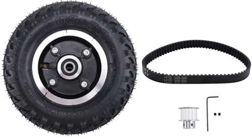 Rfeeuubft Set mit Rädern für , Elektrisches Skateboard, 200 x 50 mm, für Pully-Rad, Longboard-Offroad-Paneel