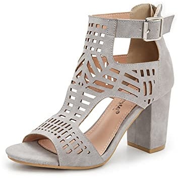 Block Heel Sandals for Women High Heels Summer Peep Toe Gladiator Sandals Shoes Ladies Ankle Boots