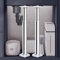 Träger für Unterbaubecken Unterbau-Spülbecken-Montagehalterungen, einziehbar, Edelstahl-Spülbecken-Reparatursystem for Badezimmer, Toilette, Küche, rutschfeste runde Stange Spültischstütze Halter für