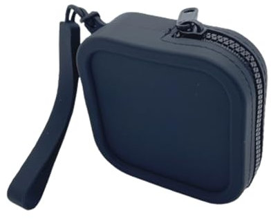 Porte-Monnaie Portable en Silicone, Porte-Monnaie de Maquillage, Portefeuille Compact avec Fermeture éclair, Portefeuille de Voyage pour Femmes, Filles, Adolescentes, Accessoires de Maquillage en
