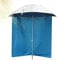 Generisch Tessuto per ombrellone portatile, tessuto per ombrellone da pesca, surround, design a mezza circonferenza, telo impermeabile per protezione da sole e pioggia, 3,12 metri, Siehe