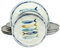 Vajilla La Mediterránea 12 platos, para 4 personas; 4 platos llanos grandes 26cm; 4 platos para postre 20cm; 4 platos hondos para sopa o ensalada 20x5 cm (Para 4 personas, 12, Unidad)