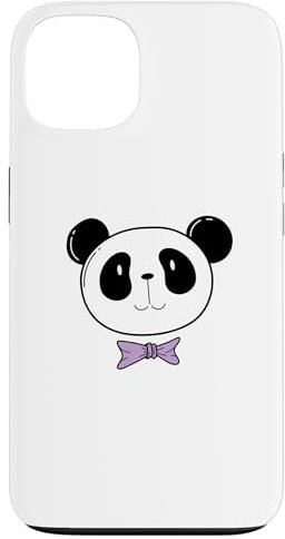 iPhone 13 Panda with Bow Tie Case