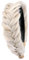 Gledola Wide Messy Braided Headband with Teeth Synthetic Hair Braided Headband High Elasticity Braids Braided Hair Band Hairpiece for Girls Women (Weiß Blond)