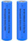 2 Pack Ni-MH 3.7V Battery Rechargeable, NiMH 3500mAh Flat Top Rechargeable Batteries for LED Flashlight, Headlamp, Mini Fan, RC Car, etc, Size: 18.01mm * 65.01mm / 0.7inch * 2.55inch, with Storage Box