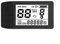 Gettimore LCD Display Bildschirm für Bafang BBS01 BBS02 HD Mittelmotor E-Bike Elektrofahrrad Teile 24V/36V/48V