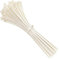intervisio Collier de Serrage Réutilisable Plastique, 350 mm x 7,6 mm, Attache Câble Réutilisables, Serre Câbles Rilsan Nylon, Colliers Serre-Cable 350mm, Blanc, Lot de 100 Pièces
