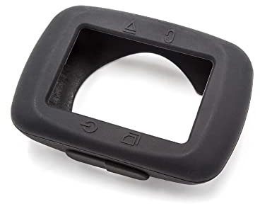 vhbw Hülle kompatibel mit Garmin Edge 200, 500 Fahrrad Navi GPS - Cover, Schwarz, Silikon