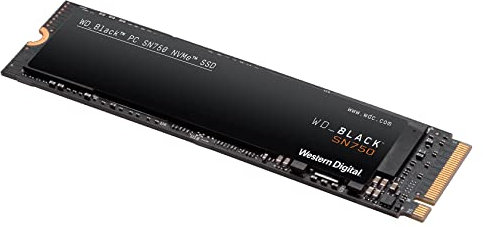 WD BLACK SN750 NVMe SSD 500GB, WDBRPG5000ANC-WRSN WD 500GB Black SN750 NVMe M.2 Internal SSD