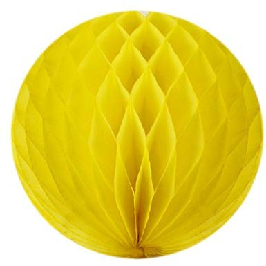 5 x Honeycomb/Wabenball gelb 35 cm