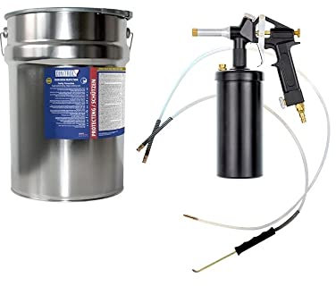 Veteranicar Dinitrol 4941 Unterbodenschutz 5L & Vaupel Druckbecherpistole Set (3100 ASR)