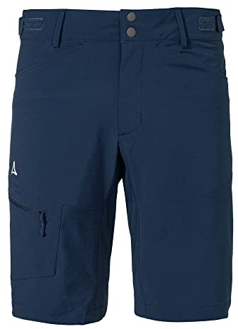 Schöffel Herren Shorts Algarve M, wasserabweisende Radlerhose, schnell trocknende Fahrradhose mit Oberschenkeltasche