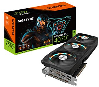 Gigabyte GeForce RTX 4070 Ti Gaming OC 12G Carte Graphique, 3 Ventilateurs WINDFORCE, 12 Go 192 Bits GDDR6X, GV-N407TGAMING OC-12GD Carte vidéo