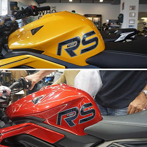 labelbike - 3D Harzaufkleber Dekorationen und Seitenschutz für den Motorradtank kompatibel mit Triumph Street Triple 765 RS 2023