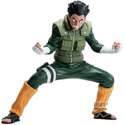 Banpresto BP88558P Rock Lee II Actionfigur Naruto Shippuden, Vibration Stars, 16 cm, Mehrfarbig