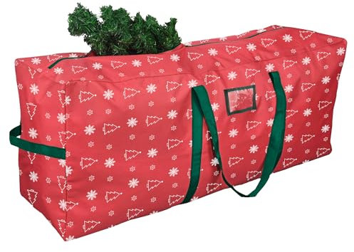 YiYa Aufbewahrungstasche für Tannenbaum Aufbewahrungstasche künstlicher Weihnachtsbaum Tannenbaum Tasche wasserdichte Weihnachtsbaum-Aufbewahrungstasche （Rot）