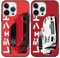 Yomyejisoo 2 Stück Handyhülle für iPhone 12/12 Pro Hülle 6.1, Cool Classic JDM Legends Japan Auto Cool Design Jungs mit Motiv, Weich TPU Stoßfest Kratzfeste Silikon Matt Bumper Case Cover,02