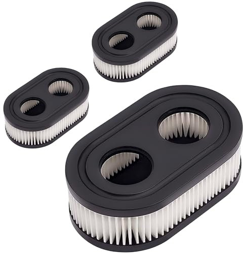 593260 Filtro dell'aria per tosaerba Briggs and Stratton serie 550ex 675exi 725exi e altro ancora, filtro a cartuccia filtro aria Troy Bilt TB110 TB200 TB230 tosaerba e altro (2 pezzi)