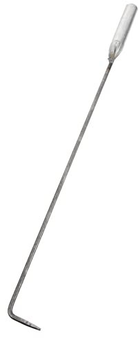 VANZACK Feuerstelle Kohlehaken Feuerstahl Mit Langem Griff Robustes Tragbares Kaminwerkzeug Für Grill Camping Und Outdoor Feuerstelle Praktisches Feuerpit Zubehör Für Drinnen Und Draußen