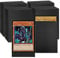 300 Pcs Black Card Sleeves 66 x 91mm Perfect Fit Inner Sleeves Standard Soft Penny Sleeves Card Protector Sleeves for MTG, TCG, PKM, Game Cards