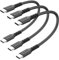 HOTNOW Court câble USB C vers C 15cm 3 pièces, 0,15 m USB - C 60W câble de charge rapide pour iPhone 15 16, Galaxy s25 S24 S23, air 2020, iPad pro, alimentation mobile et autres appareils de classe C