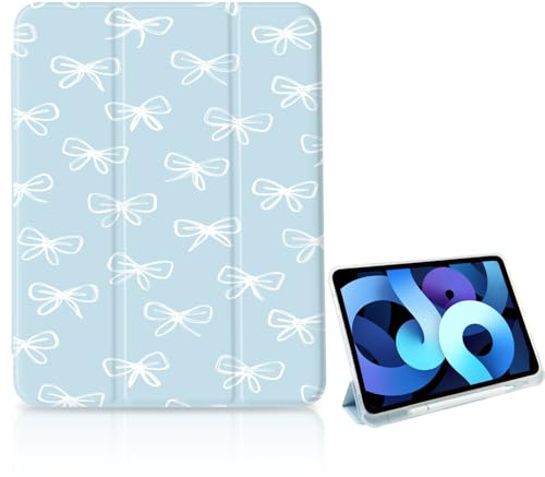 OFQKOAKS Schutzhülle für iPad 11 Zoll (A16) 11. 2025/iPad 10,9 Zoll 10. Generation 2022, Stifthalter + Auto Sleep/Wake, schlanker, dreifach faltbarer Ständer, Schutzhülle mit weicher TPU-Rückseite