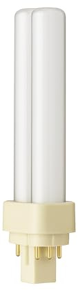 Amslight Kompaktleuchtstofflampe PLC 18W / 26W 4000K | G24d-2 / G24q-2 / G24d-3 / G24q-3 | 2P / 4P | Neutralweiß | Energiesparlampe für Leuchten mit G24-Sockel (18W/G24q-2/4-pin)