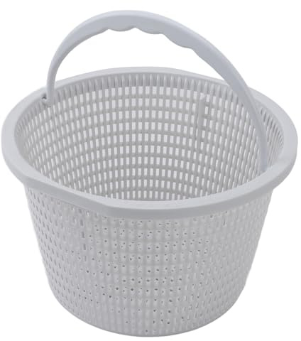 Hapivida Pool Skimmerkorb 205 x 196 x 122 mm Boden Pool Filterkorb Skimmer Effektive Reinigung Mehrzweck Pool Filterkorb Ersatz 05280R0200 mit Griff für 8 Zoll Breite Poolfilter