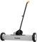 Toolwiz Magnetic Pick Up Sweeper with Wheels 60.96cm/24 inch Large Magnet Pickup Lawn Sweeper Roofing Tools, 14.96kg/33Lbs Yard Tools with Telescoping Holder and Quick Release Latch Heavy Duty
