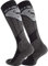 STARK SOUL Damen & Herren Skisocken, Funktionssocken, Snowboard- Skistrümpfe mit Spezialpolsterung, grau, Gr. 43-46