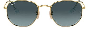 Ray-Ban Unisex RB3548N Sonnenbrille, Gold, 48