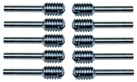 SN-TEC Türdrücker Stift/Drückerstift mit Gewinde M5 und Schlitz(10 Stück)