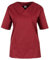 beb Basic Unisex Kasack Kurzarm Weinrot 65% Polyester 35% Baumwolle Damen Herren Größe XS