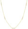 Collana in argento sterling 925 singola fila di tre collana impilata per collana con catena di gioielli da donna collare in oro