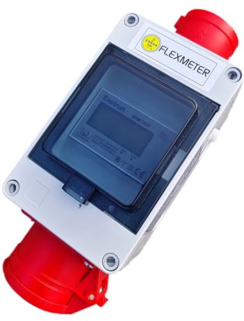 Flexmeter 32A/400V Drehstromzähler mobiler Stromzähler Starkstromzähler