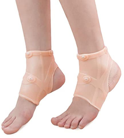 UNF Tobillera, Terapia Magnética de Tobillo de Silicona Protector de Compresión Envoltura de Tobillo Soporte de Pie Calcetín para