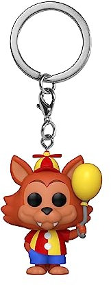Funko Pop! Keychain: Five Nights at Freddy's (FNAF) SB - Balloon Foxy - Mini-Figurine en Vinyle à Collectionner Porte-clés Fantaisie - Cadeau de Noël