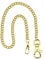 OTOTEC Taschenuhrenkette Weste Kette Albert Uhrenkette mit Karabinerverschluss 14,5 Zoll Klassisch Metallplattiert Taschenuhr Zubehör Gold
