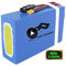 Unit Pack Power 48V 40Ah Batteria al litio a lungo raggio da 40 Ah per bici elettrica scooter elettrico - Batteria per kit motore 2200W 2000W 1500W 1000W 750W