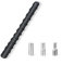 NewTH Car Antenna 18CM Rod Roof Aerial Replacement FM/AM DAB Universal Aerial Radio Vehicle Rubber Mast Car Truck Antenna,Screws M4 M5 M6,Black