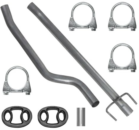 Schalldämpferset Auspuff Abgasrohr für Opel Corsa 3 III C 2003-07/2006 1.7 D Schrägheck