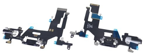handywest Kompatibel mit iPhone 11 A2111 Schwarz Ladebuchse Flex Charger Charging Flexcable Antenne Mikrofon USB Dock Connector Audio Buchse Kopfhörer Buchse